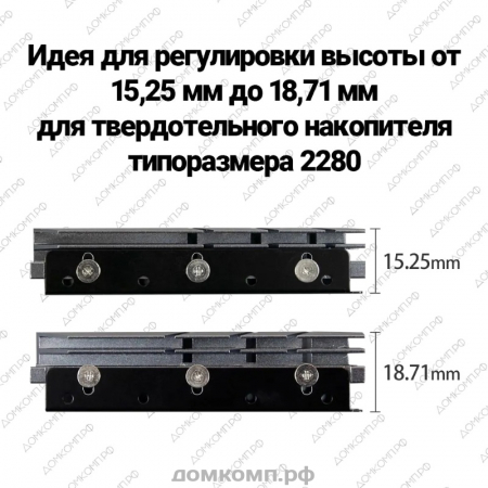 Радиатор для M2 SSD JEYI FinsCold недорого. домкомп.рф